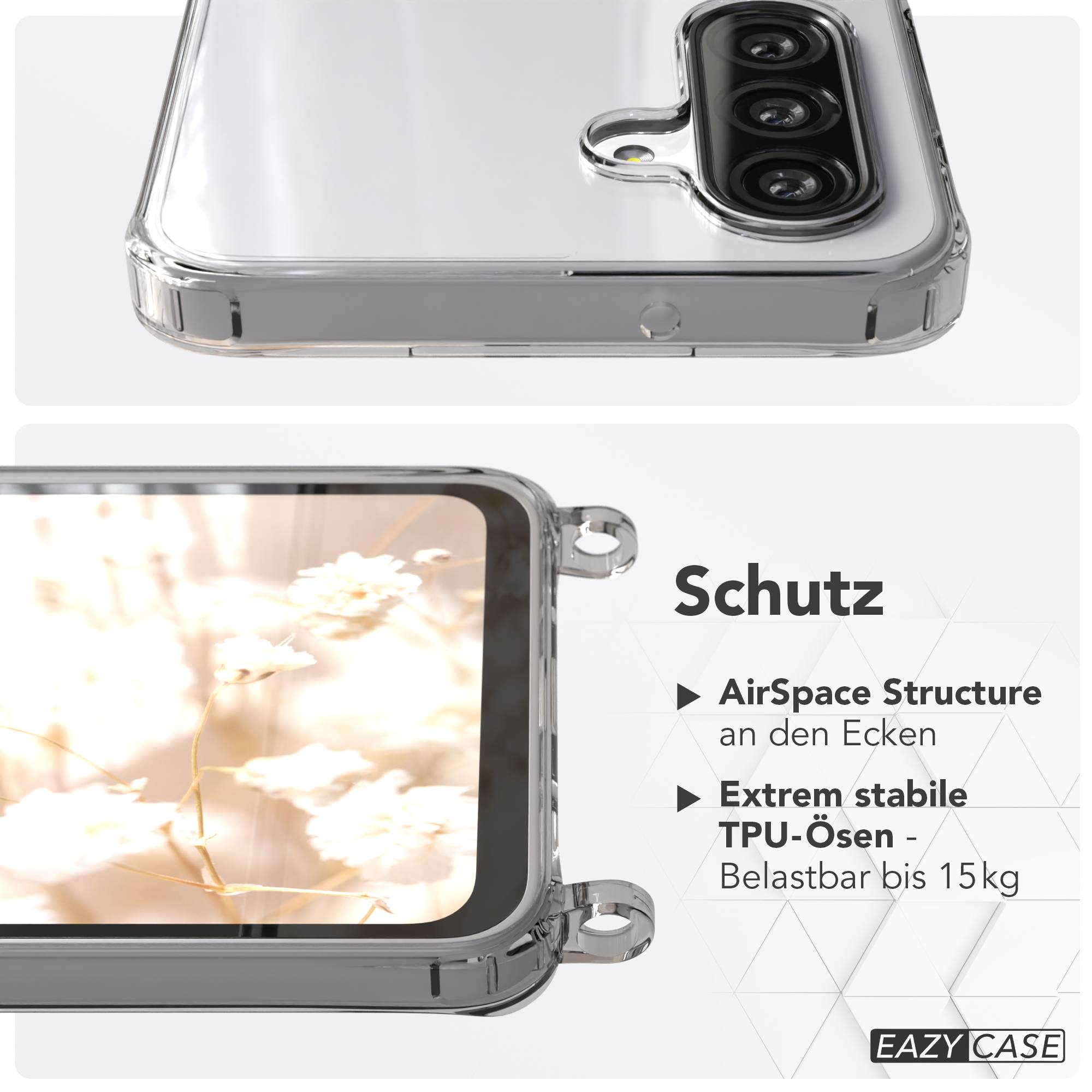 Samsung Galaxy A26 MagSafe Hülle mit magnetischem Crossbody-Umhängegurt Set 
