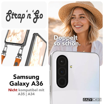 Samsung Galaxy A36 MagSafe Hülle mit magnetischer Crossbody Handykette 