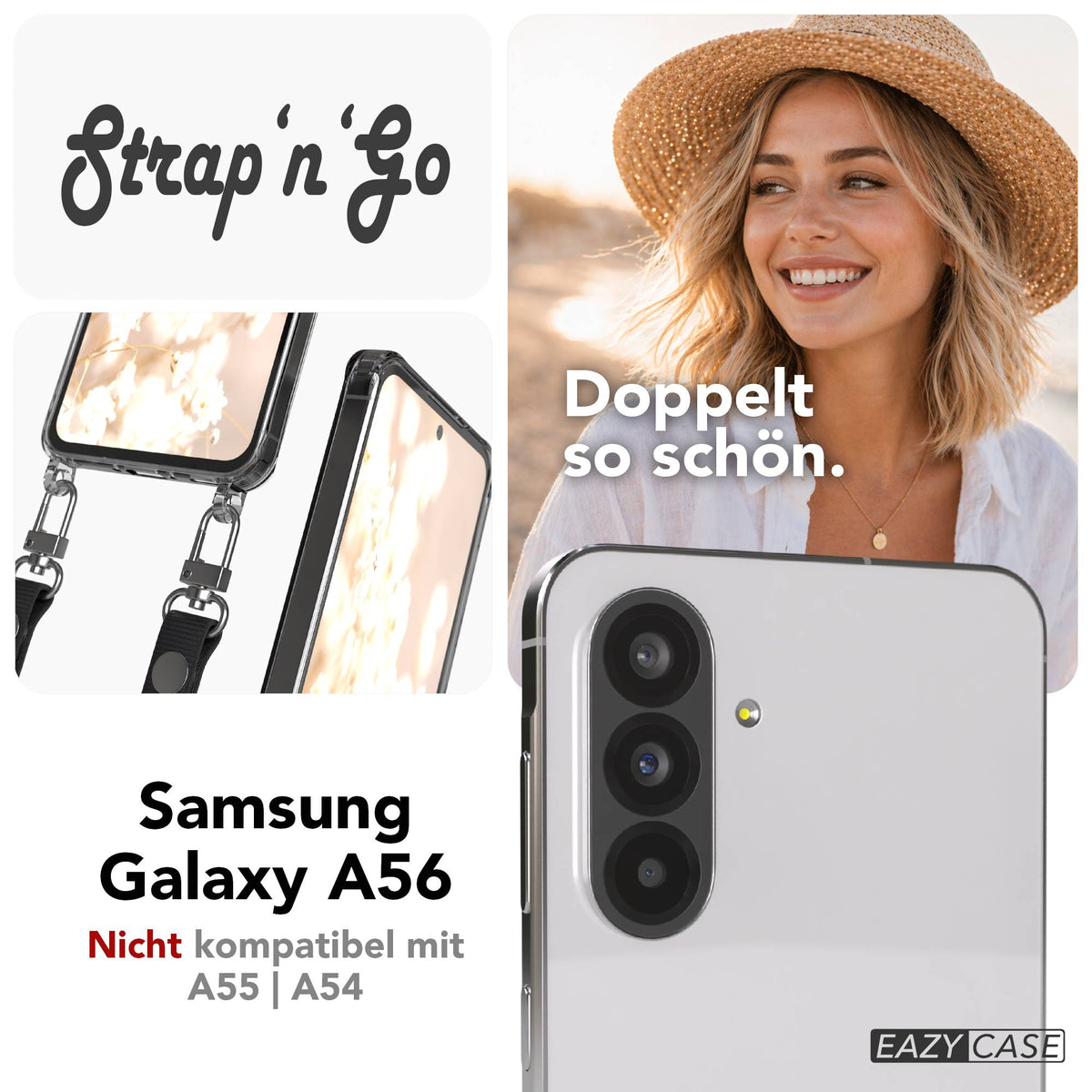 Galaxy A56 Hülle + magnetisches Band