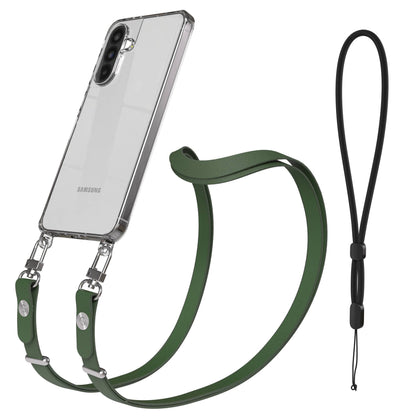 Samsung Galaxy A56 MagSafe Hülle mit magnetischer Crossbody Handykette #farbe_grun-magsafe-funktion-ohne-magsafe