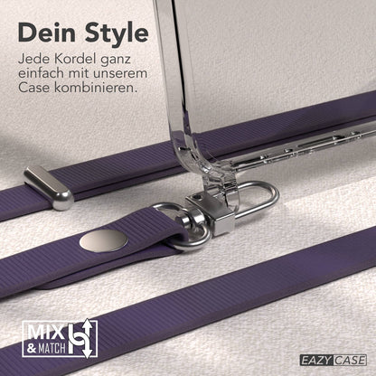 Samsung Galaxy A56 MagSafe Hülle mit magnetischer Crossbody Handykette #farbe_lila-magsafe-funktion-ohne-magsafe