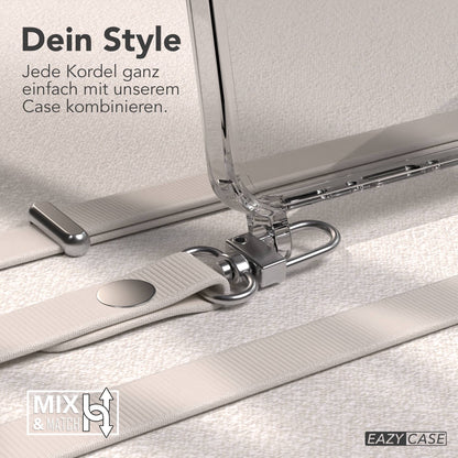 Samsung Galaxy A56 MagSafe Hülle mit magnetischer Crossbody Handykette #farbe_taupe-magsafe-funktion-ohne-magsafe