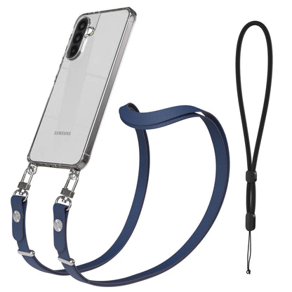 Samsung Galaxy A56 MagSafe Hülle mit magnetischer Crossbody Handykette #farbe_blau-magsafe-funktion-ohne-magsafe