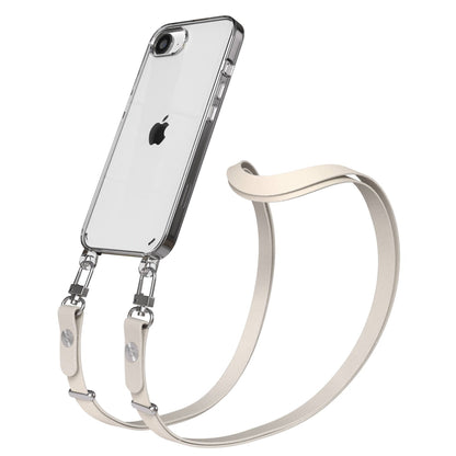 Apple iPhone 16e MagSafe Hülle mit magnetischem Crossbody-Umhängegurt-Set #farbe_taupe-magsafe-funktion-mit-magsafe