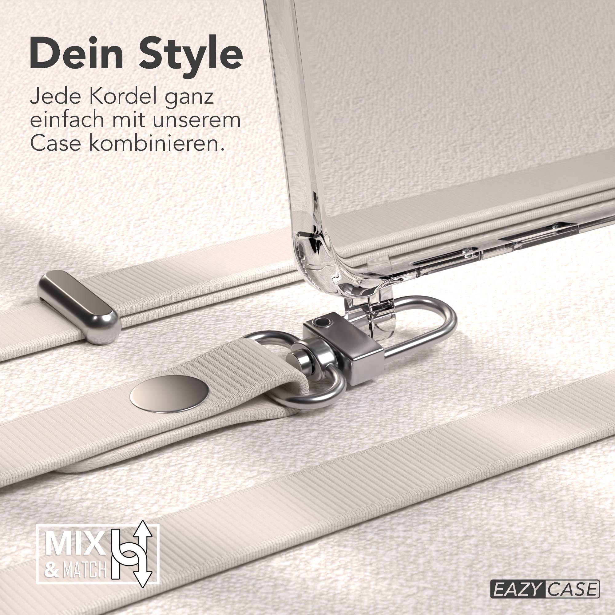 Samsung Galaxy S25 Edge MagSafe Hülle mit magnetischer Crossbody Handykette #farbe_taupe-magsafe-funktion-mit-magsafe
