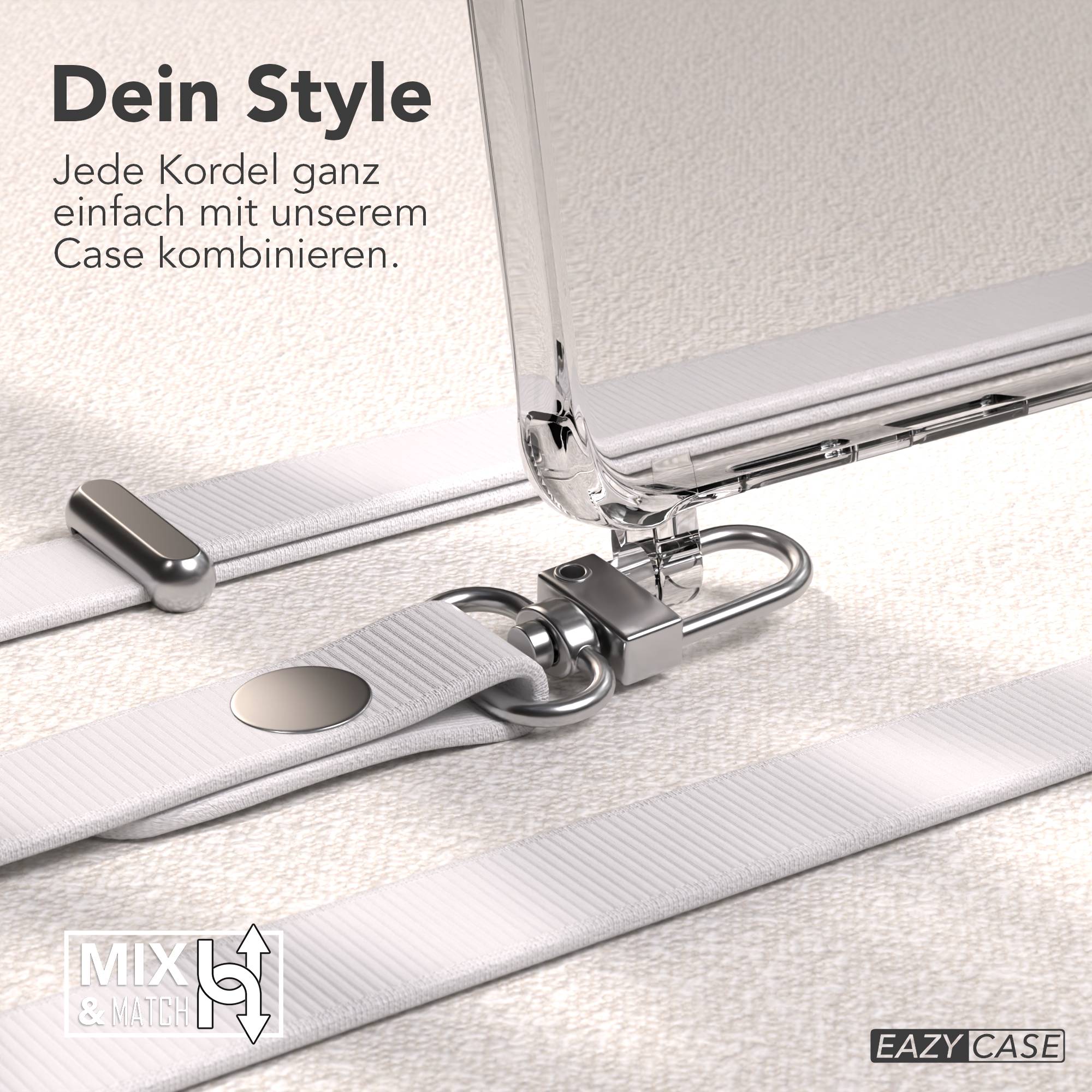 Samsung Galaxy S25 Edge MagSafe Hülle mit magnetischer Crossbody Handykette #farbe_grau-magsafe-funktion-ohne-magsafe