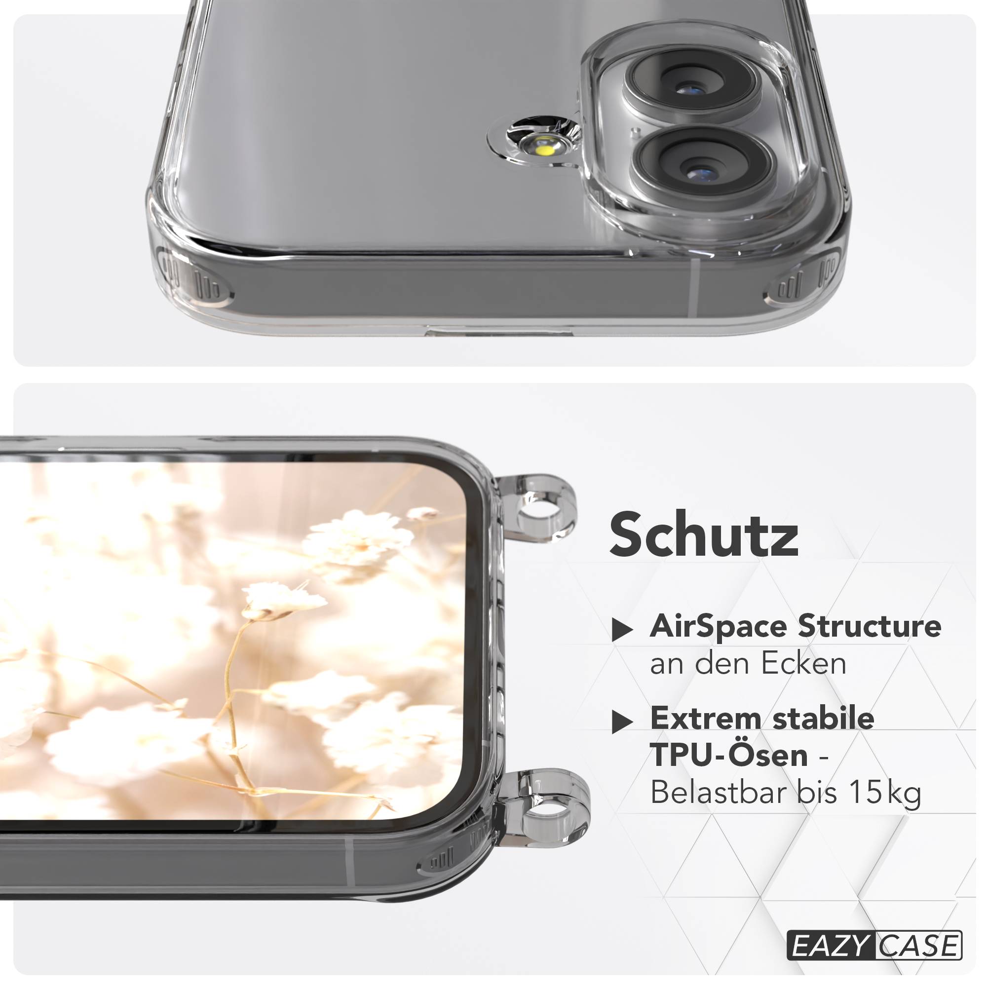 Apple iPhone 17 MagSafe Hülle mit magnetischem Crossbody-Umhängeband Set #farbe_hellblau-magsafe-funktion-ohne-magsafe