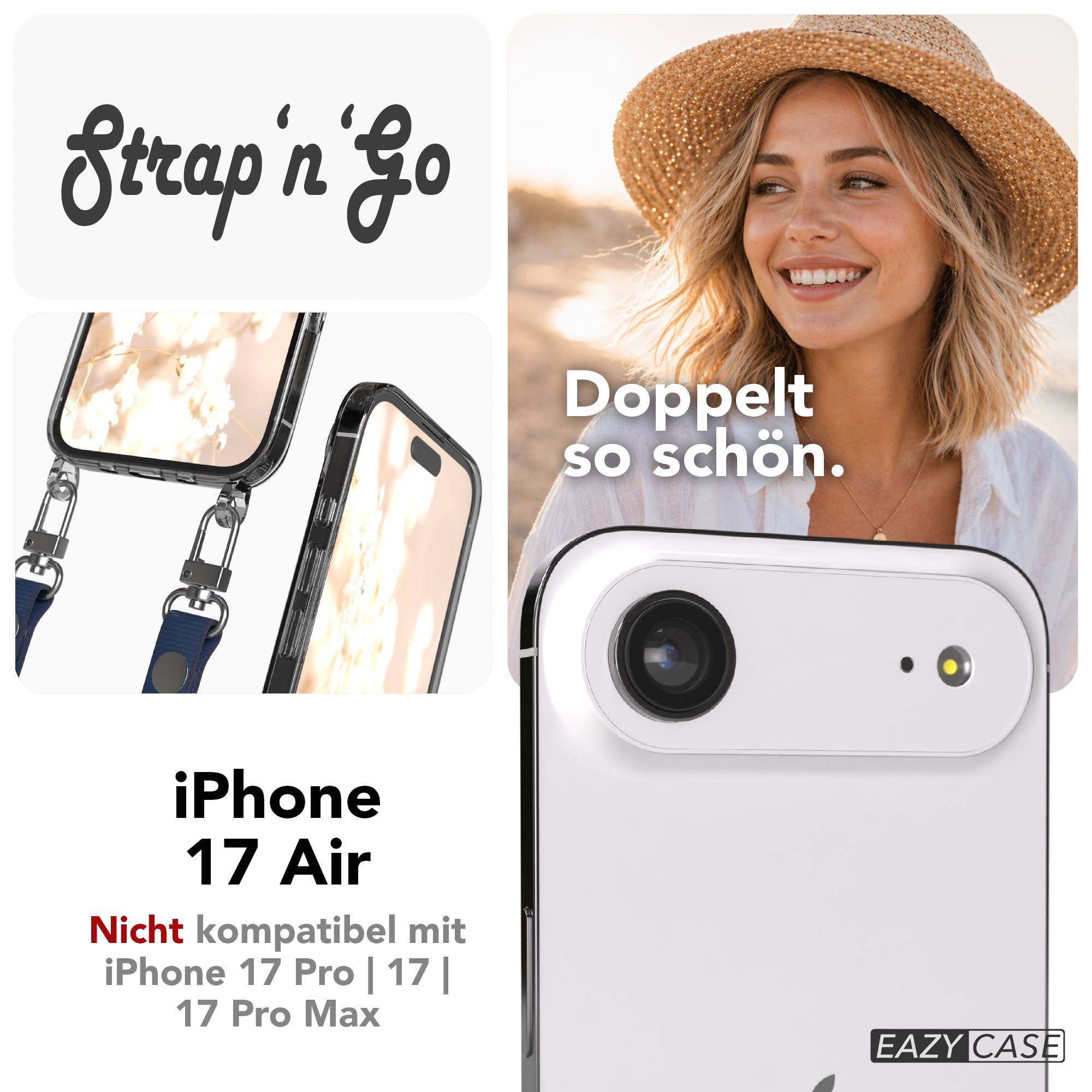 iPhone Air MagSafe Hülle mit magnetischem Crossbody-Umhängeband als Set #farbe_blau-magsafe-funktion-ohne-magsafe