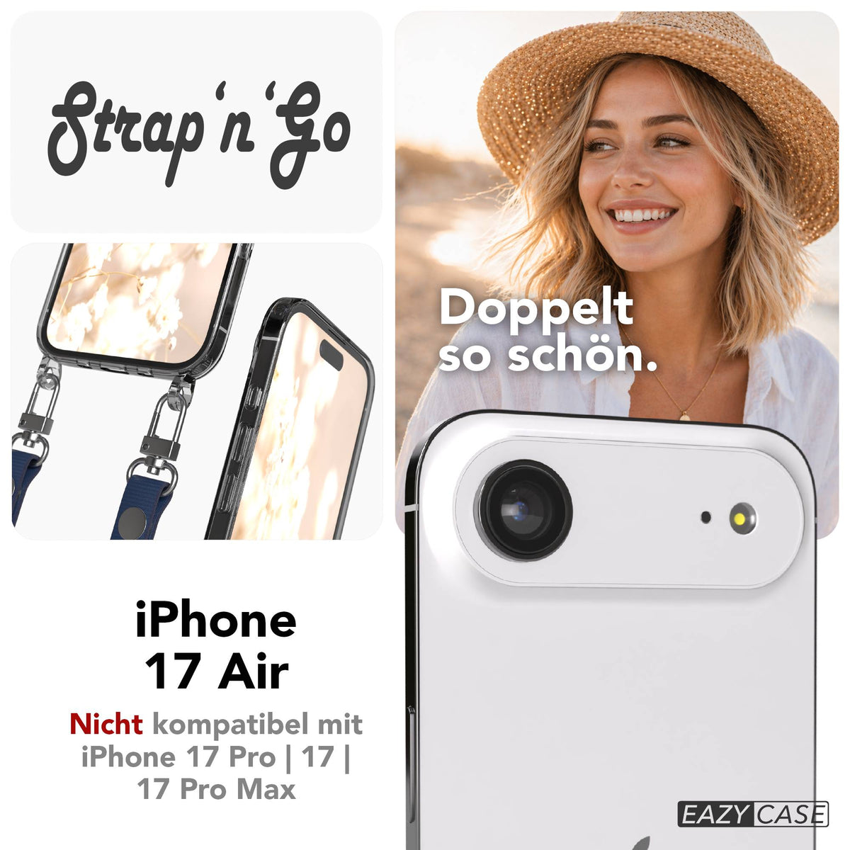 iPhone Air Hülle + magnetisches Band