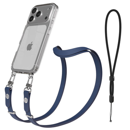 Apple iPhone 17 Pro MagSafe Hülle mit magnetischer Crossbody Handykette #farbe_blau-magsafe-funktion-ohne-magsafe
