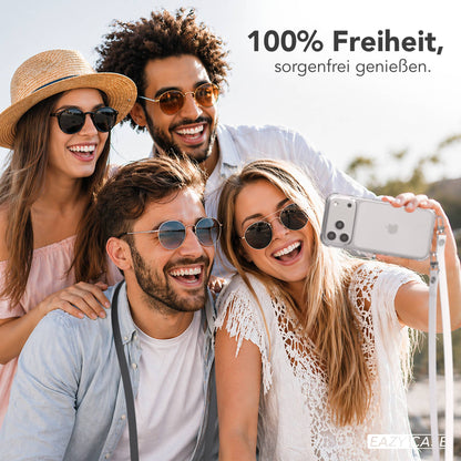 iPhone 17 Pro Max MagSafe Hülle mit magnetischem Crossbody-Umhängeband #farbe_grau-magsafe-funktion-ohne-magsafe