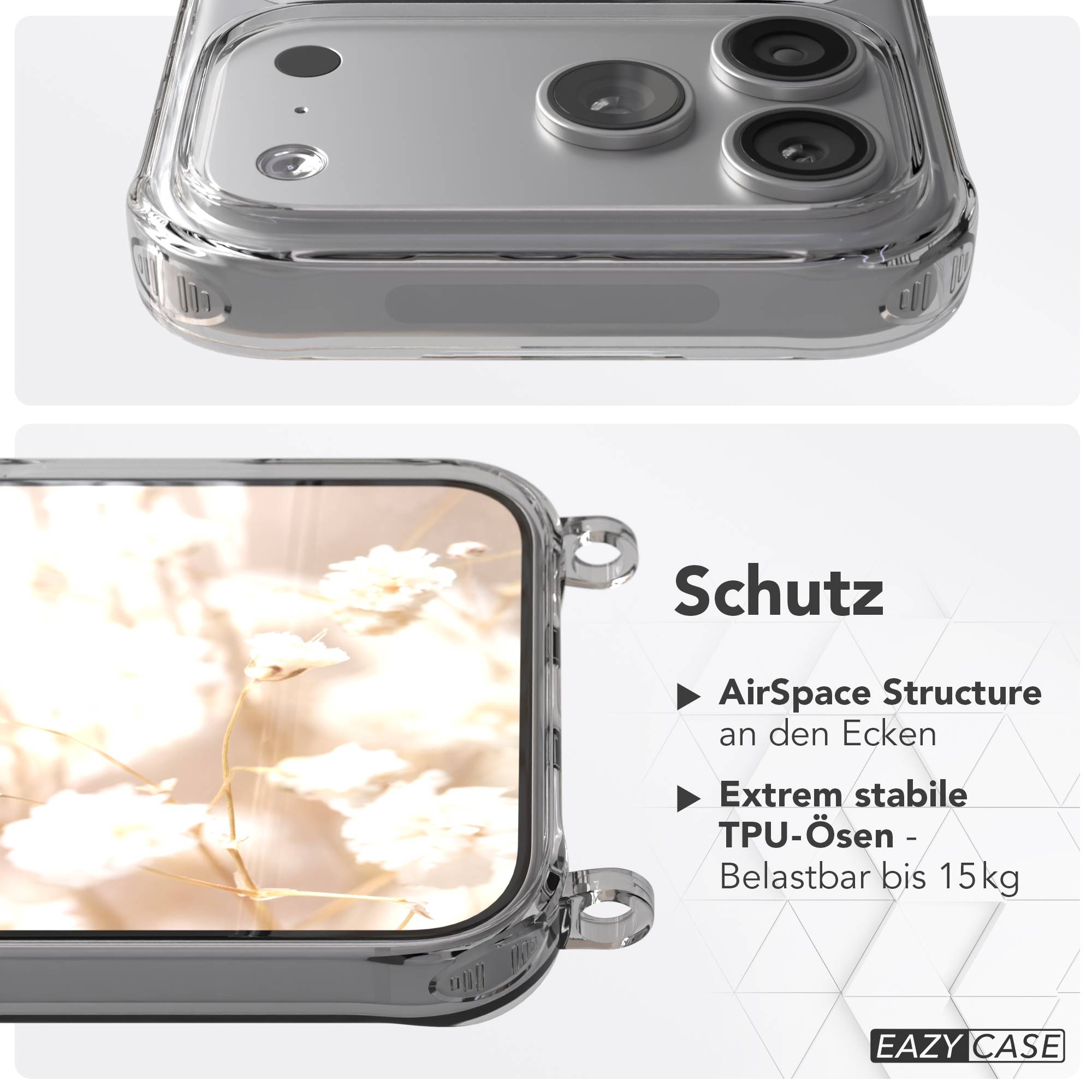 iPhone 17 Pro Max MagSafe Hülle mit magnetischem Crossbody-Umhängeband #farbe_gelb-magsafe-funktion-ohne-magsafe