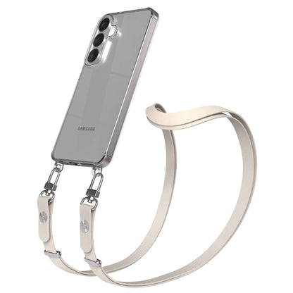 Samsung Galaxy S26 MagSafe Schutzhülle mit magnetischer Crossbody Handykette #farbe_taupe-magsafe-funktion-mit-magsafe