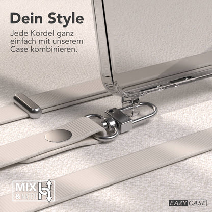 Samsung Galaxy S26 MagSafe Schutzhülle mit magnetischer Crossbody Handykette #farbe_taupe-magsafe-funktion-mit-magsafe