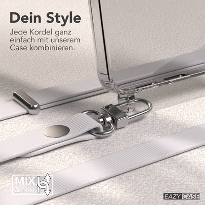 Samsung Galaxy S26 MagSafe Schutzhülle mit magnetischer Crossbody Handykette #farbe_grau-magsafe-funktion-ohne-magsafe