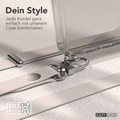 Samsung Galaxy S26 Plus MagSafe Schutzhülle mit magnetischer Crossbody-Handykette #farbe_taupe-magsafe-funktion-mit-magsafe
