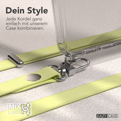 Samsung Galaxy S26 Plus MagSafe Schutzhülle mit magnetischer Crossbody-Handykette #farbe_gelb-magsafe-funktion-ohne-magsafe