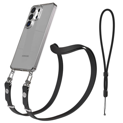 Samsung Galaxy S26 Ultra MagSafe Hülle mit magnetischer Crossbody Handykette #farbe_schwarz-magsafe-funktion-ohne-magsafe