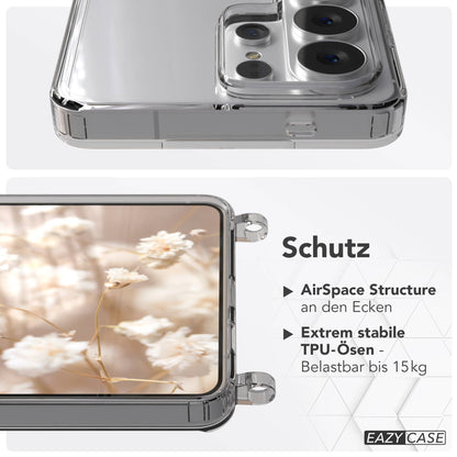 Samsung Galaxy S26 Ultra MagSafe Hülle mit magnetischer Crossbody Handykette #farbe_taupe-magsafe-funktion-mit-magsafe