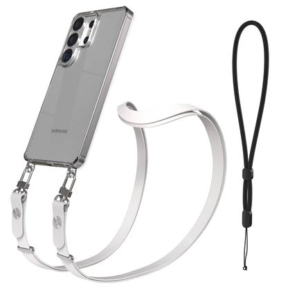 Samsung Galaxy S26 Ultra MagSafe Hülle mit magnetischer Crossbody Handykette #farbe_grau-magsafe-funktion-ohne-magsafe