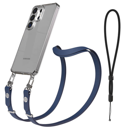 Samsung Galaxy S26 Ultra MagSafe Hülle mit magnetischer Crossbody Handykette #farbe_blau-magsafe-funktion-ohne-magsafe