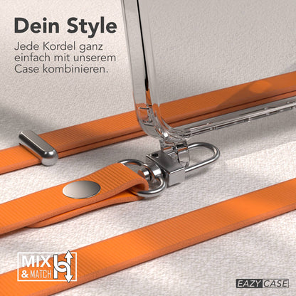 Samsung Galaxy A17 MagSafe Hülle mit magnetischer Crossbody Handykette #farbe_orange-magsafe-funktion-mit-magsafe
