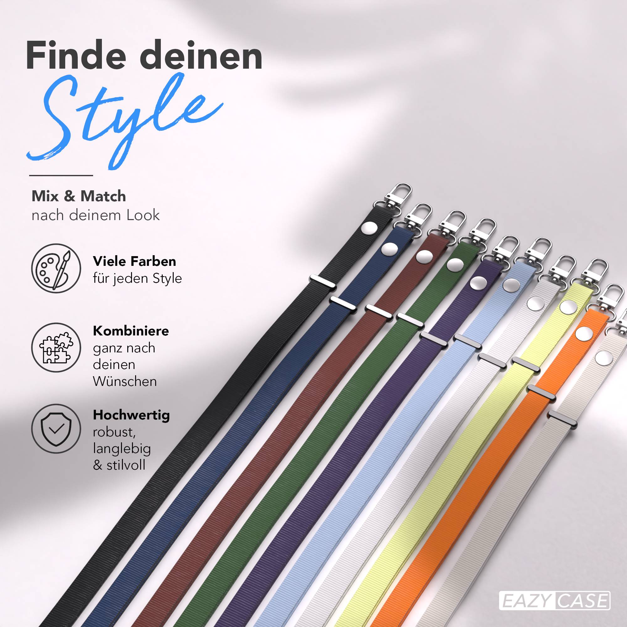 Samsung Galaxy A37 MagSafe Schutzhülle mit magnetischer Crossbody Handykette #farbe_taupe-magsafe-funktion-mit-magsafe