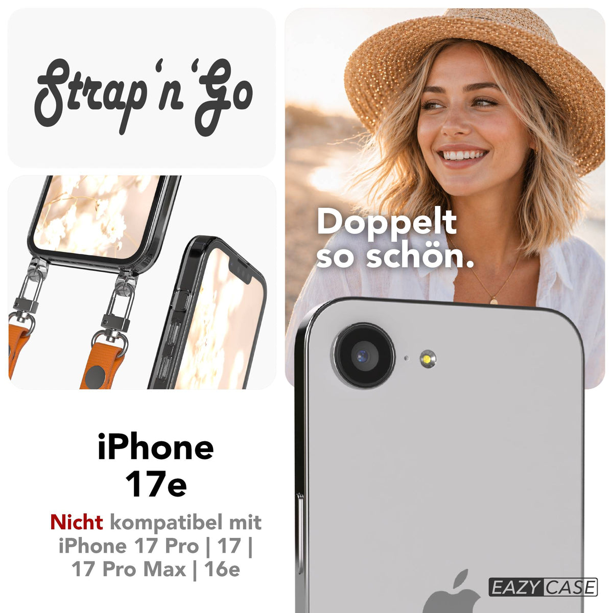 iPhone 17e Hülle + magnetisches Band