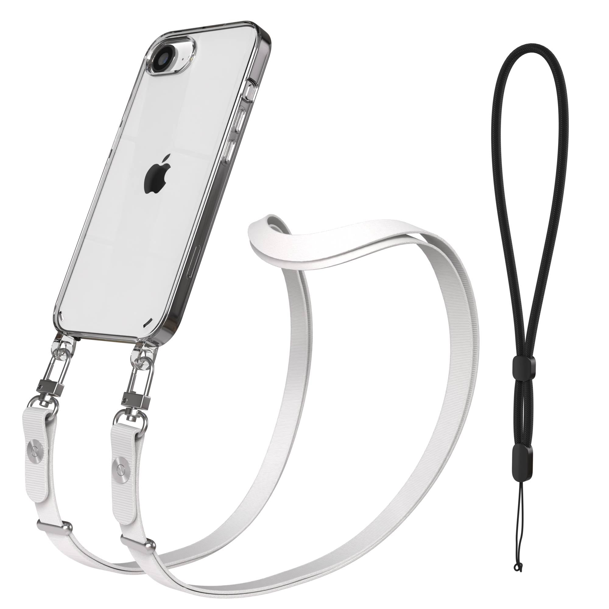 Apple iPhone 17e MagSafe Hülle mit magnetischem Crossbody-Umhängeband #farbe_grau-magsafe-funktion-ohne-magsafe