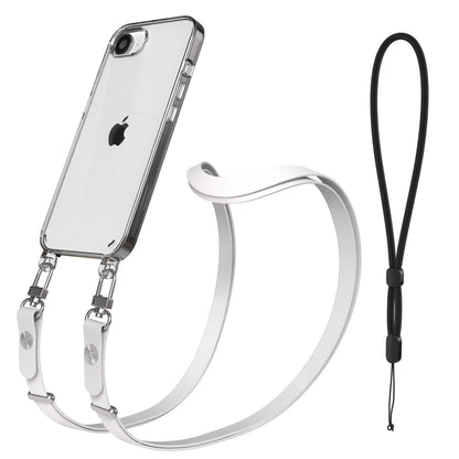 Apple iPhone 17e MagSafe Hülle mit magnetischem Crossbody-Umhängeband #farbe_grau-magsafe-funktion-ohne-magsafe