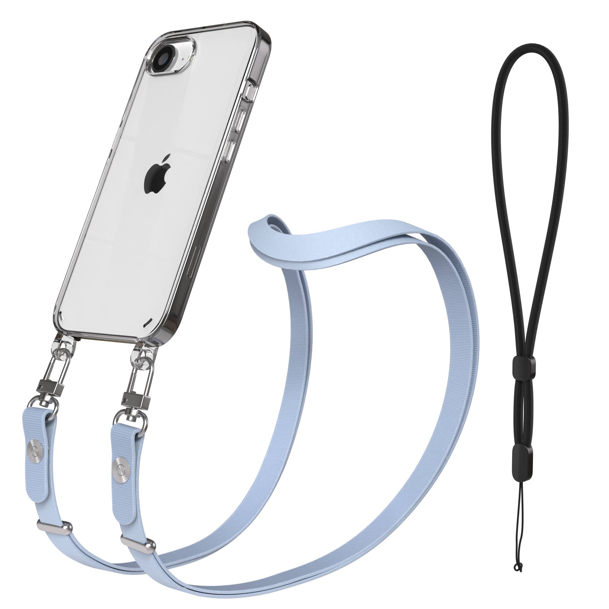 Apple iPhone 17e MagSafe Hülle mit magnetischem Crossbody-Umhängeband #farbe_hellblau-magsafe-funktion-ohne-magsafe