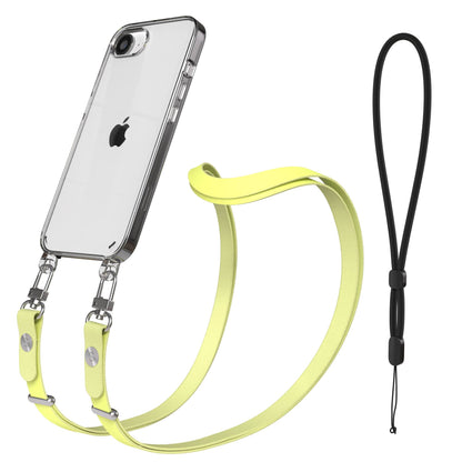 Apple iPhone 17e MagSafe Hülle mit magnetischem Crossbody-Umhängeband #farbe_gelb-magsafe-funktion-ohne-magsafe