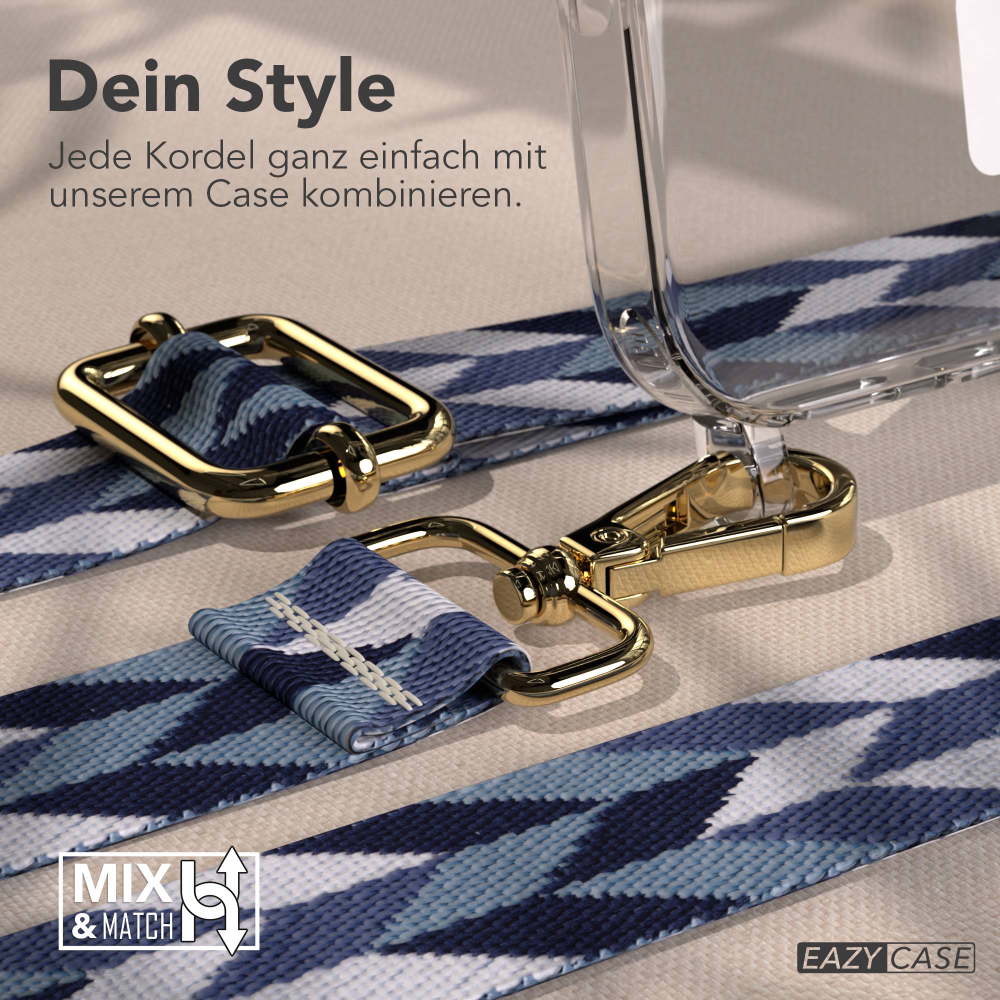 iPhone 17 Pro MagSafe Schutzhülle mit verstellbarem Boho Umhängeband 