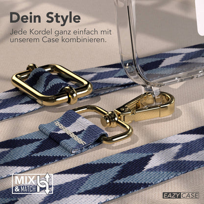 iPhone 17 Pro MagSafe Schutzhülle mit verstellbarem Boho Umhängeband 