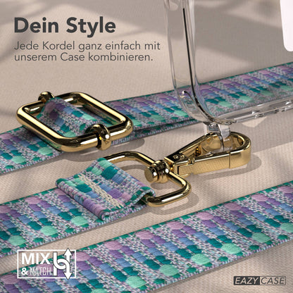 iPhone 17 Pro MagSafe Schutzhülle mit verstellbarem Boho Umhängeband 