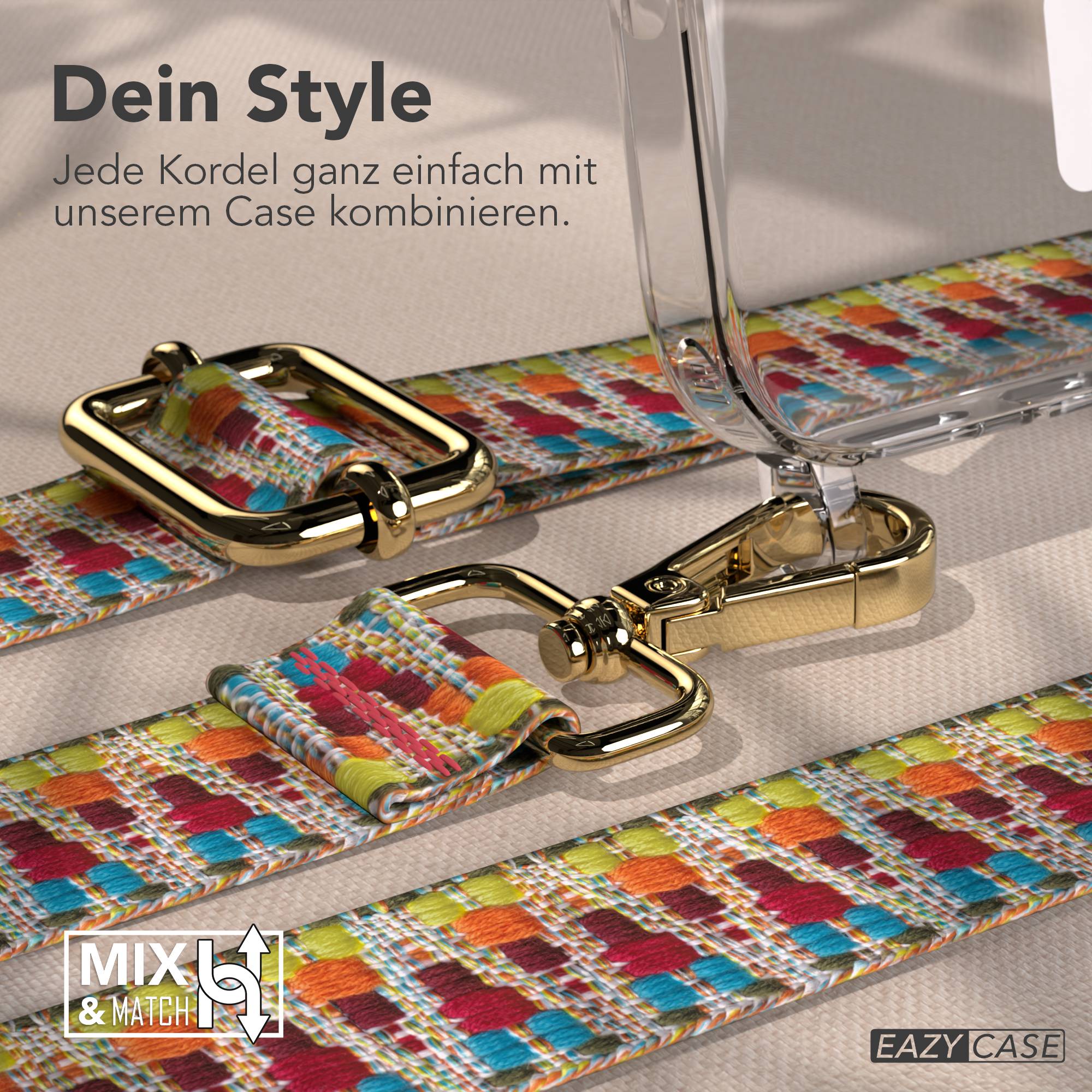 iPhone 17 Pro MagSafe Schutzhülle mit verstellbarem Boho Umhängeband 