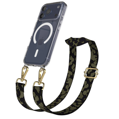 iPhone 17 Pro MagSafe Schutzhülle mit verstellbarem Boho Umhängeband 
