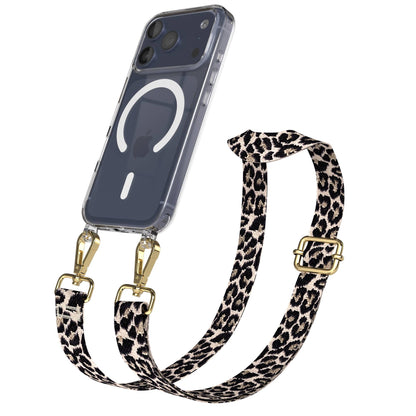 Apple iPhone 17 Pro MagSafe Hülle mit verstellbarem Boho Umhängeband 