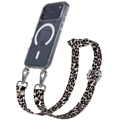 Apple iPhone 17 Pro MagSafe Hülle mit verstellbarem Boho Umhängeband 