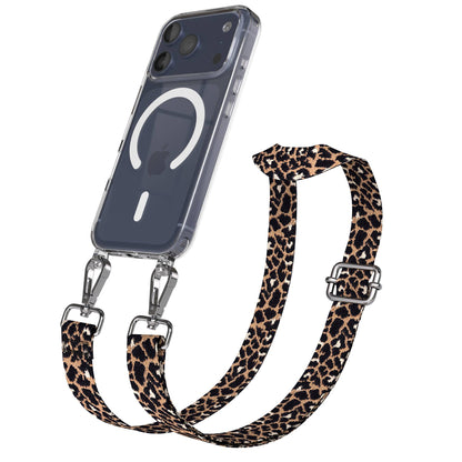 Apple iPhone 17 Pro MagSafe Hülle mit verstellbarem Boho Umhängeband 