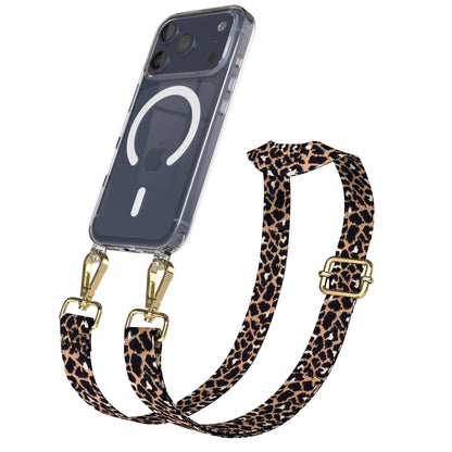 Apple iPhone 17 Pro MagSafe Hülle mit verstellbarem Boho Umhängeband 