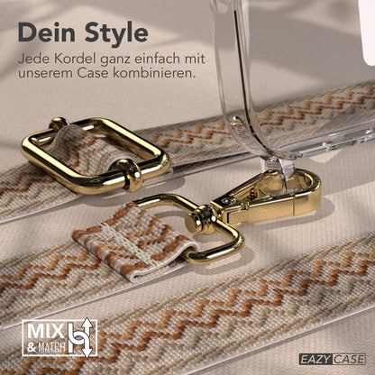 Apple iPhone 17 Pro MagSafe Hülle mit verstellbarem Boho Umhängeband 