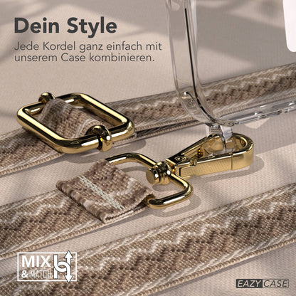 Apple iPhone 17 Pro MagSafe Hülle mit verstellbarem Boho Umhängeband 