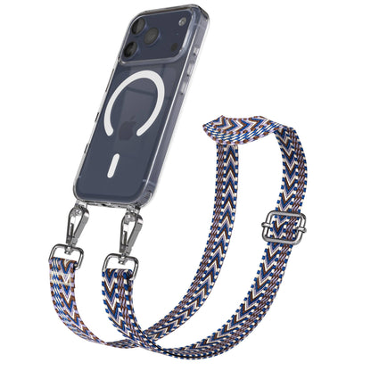 Apple iPhone 17 Pro MagSafe Hülle mit verstellbarem Boho Umhängeband 