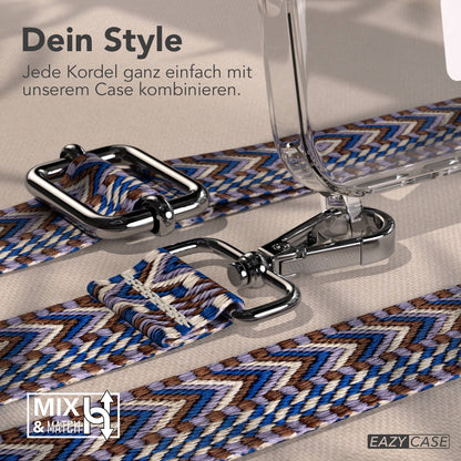 Apple iPhone 17 Pro MagSafe Hülle mit verstellbarem Boho Umhängeband 