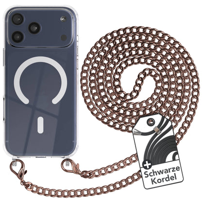 Apple iPhone 17 Pro Max Handykette mit Metallkette und Kordel MagSafe 