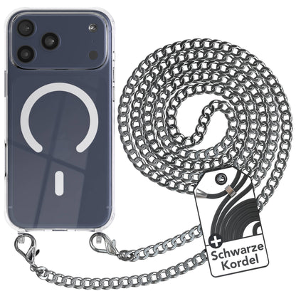 Apple iPhone 17 Pro Max Handykette mit Metallkette und Kordel MagSafe 